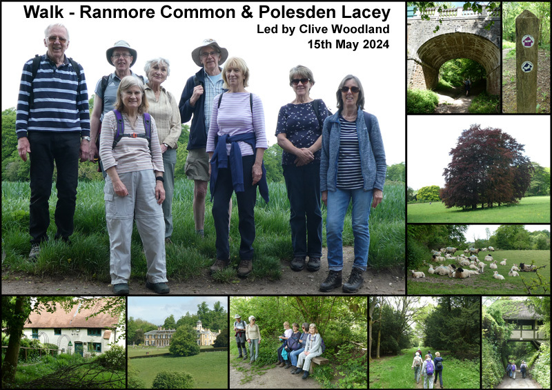 Walk - Ranmore Common & Polesden Lacey - 15th May 2024